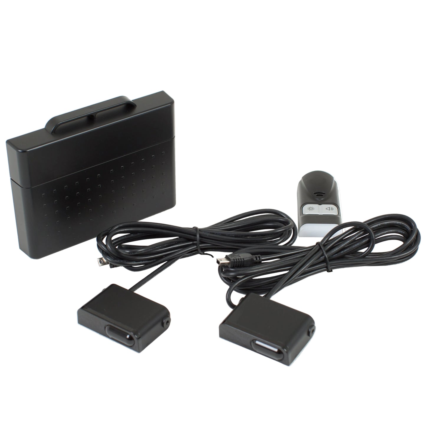 Laser Pro LP5000 pack shot with control box, 2 laser detection heads and controller