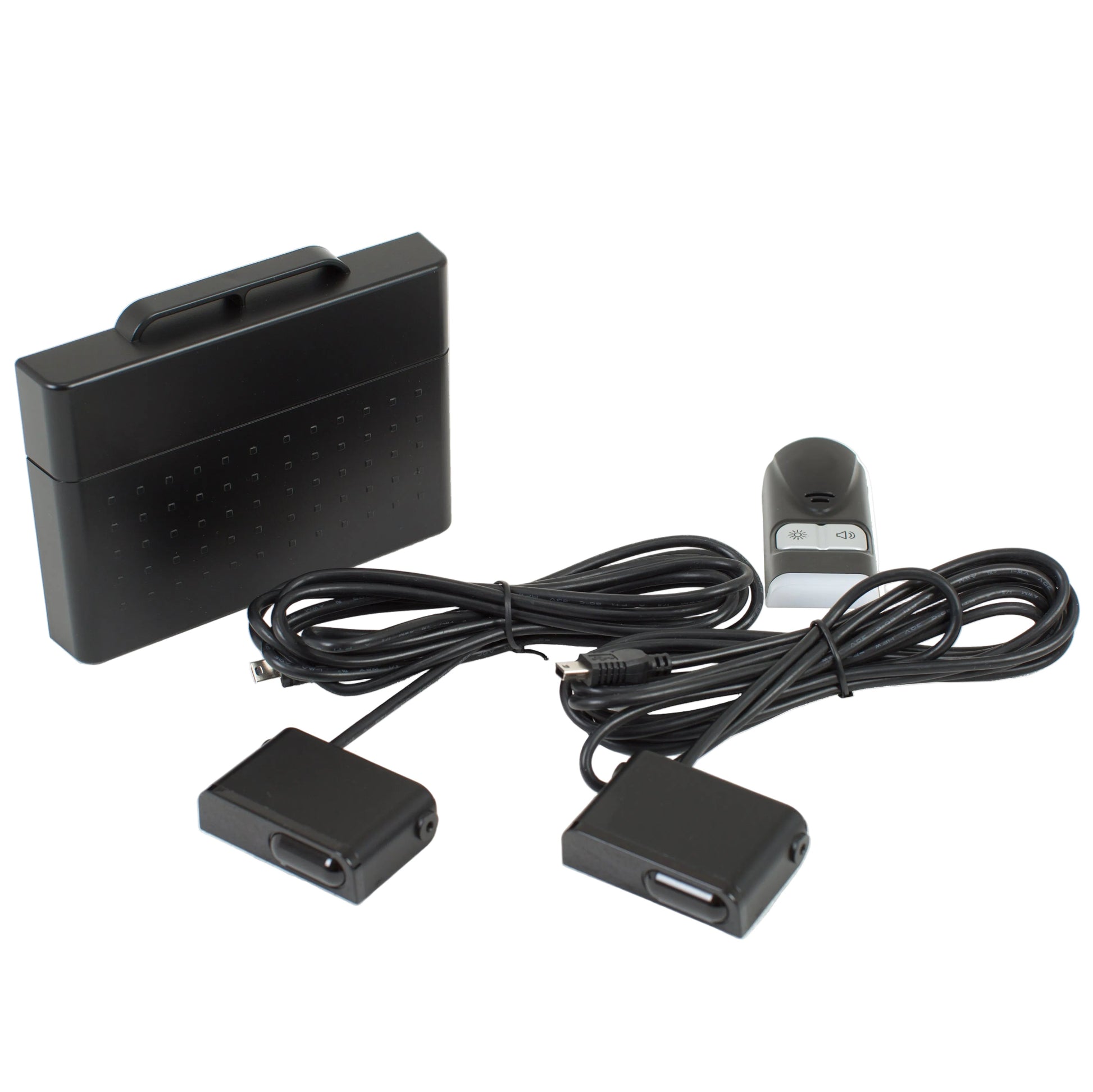 Laser Pro LP5000 pack shot with control box, 2 laser detection heads and controller