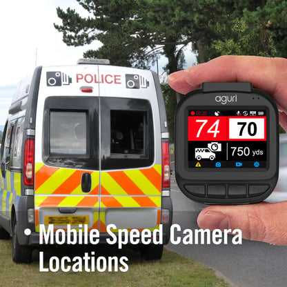 Aguri DX1250 Dash Cam Speed Camera Detector