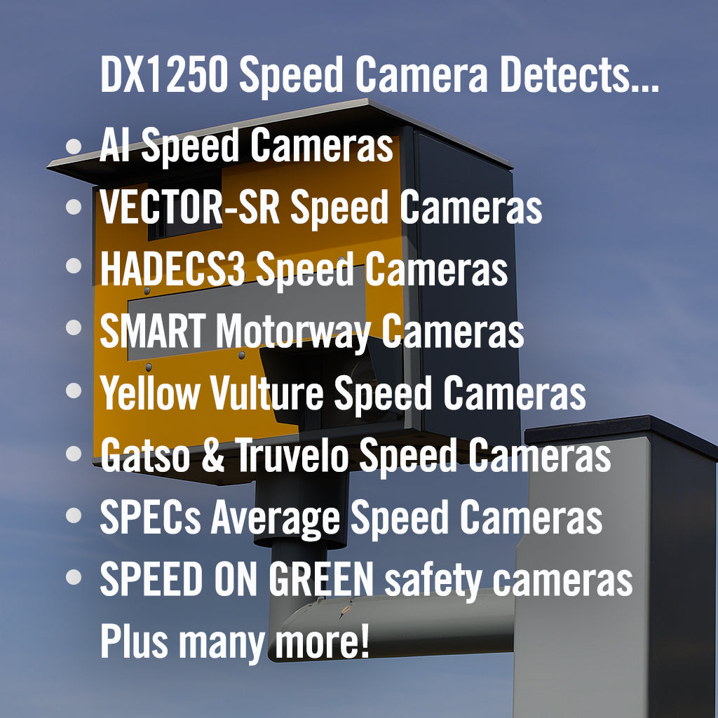 Aguri DX1250 Dash Cam Speed Camera Detector